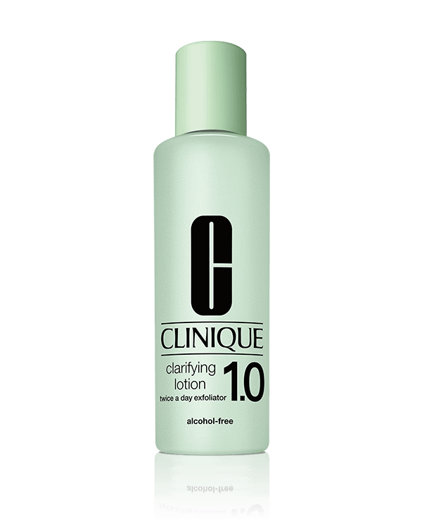 Clarifying Lotion 1,0 Twice A Day Exfoliator, Dermatologist-developed liquid exfoliating lotion clears the way for smoother, brighter skin.